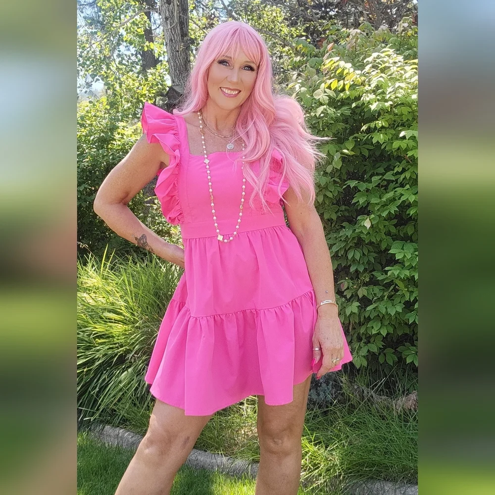 Shein Pink Dress - Picture 1 of 4